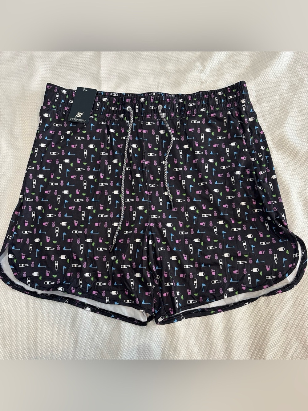 FT Fenteng Board Shorts Swim Trunks Men’s Size XL Party Beach Volley Boat